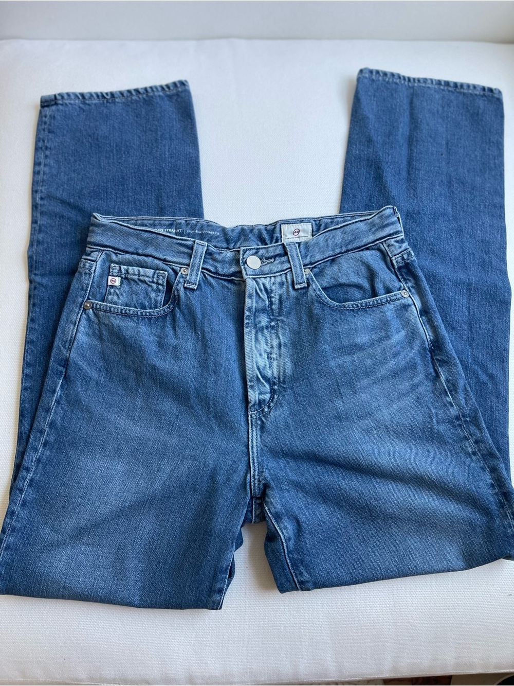 AG Jeans Alexxis Straight High Rise Vintage Jeans – Size 27 – 100% Cotton